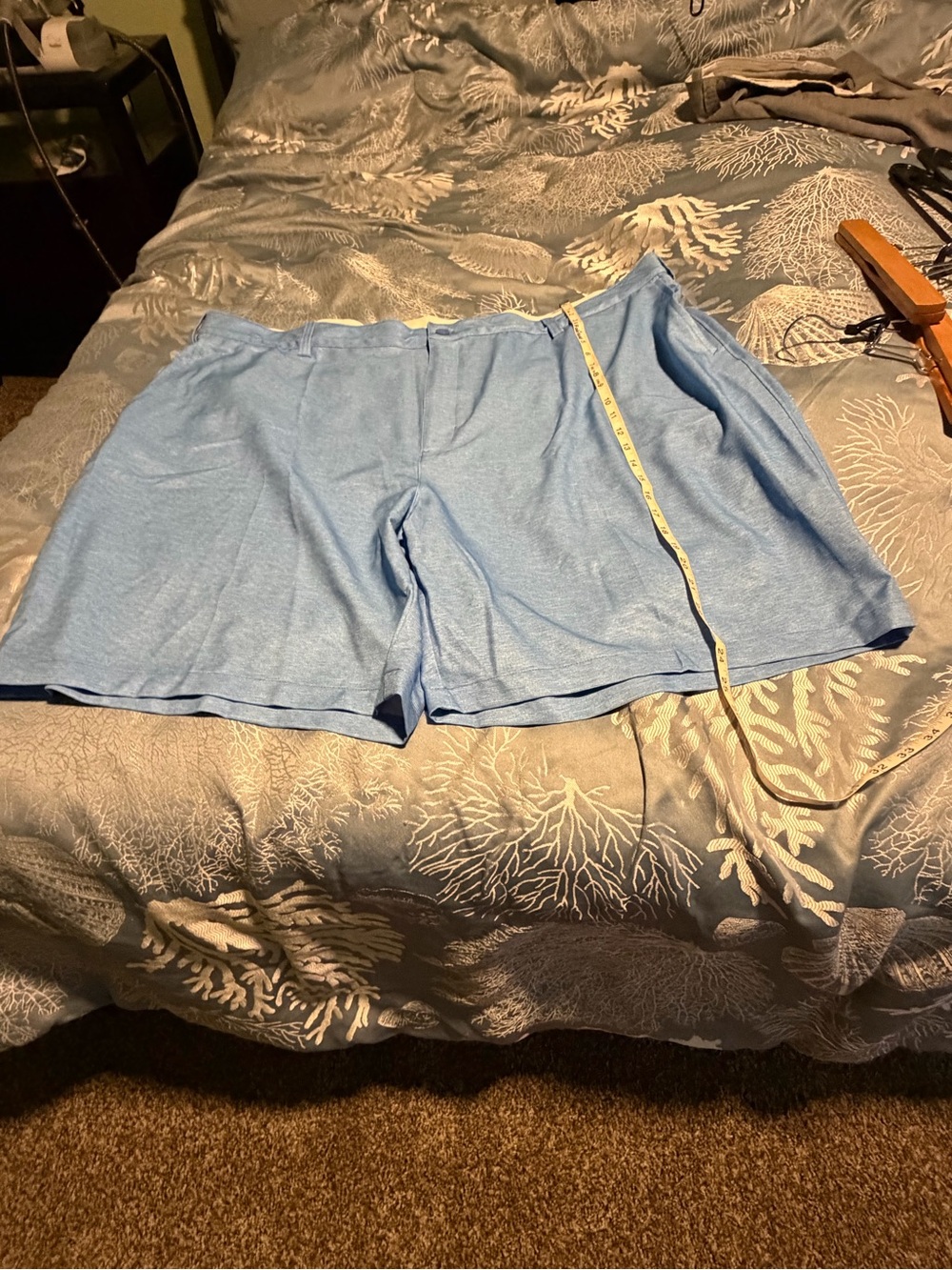 Reebok Light Blue Golf Shorts